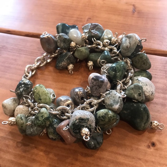 Handmade Turquoise and Silver Bracelet - Picture 1 of 4